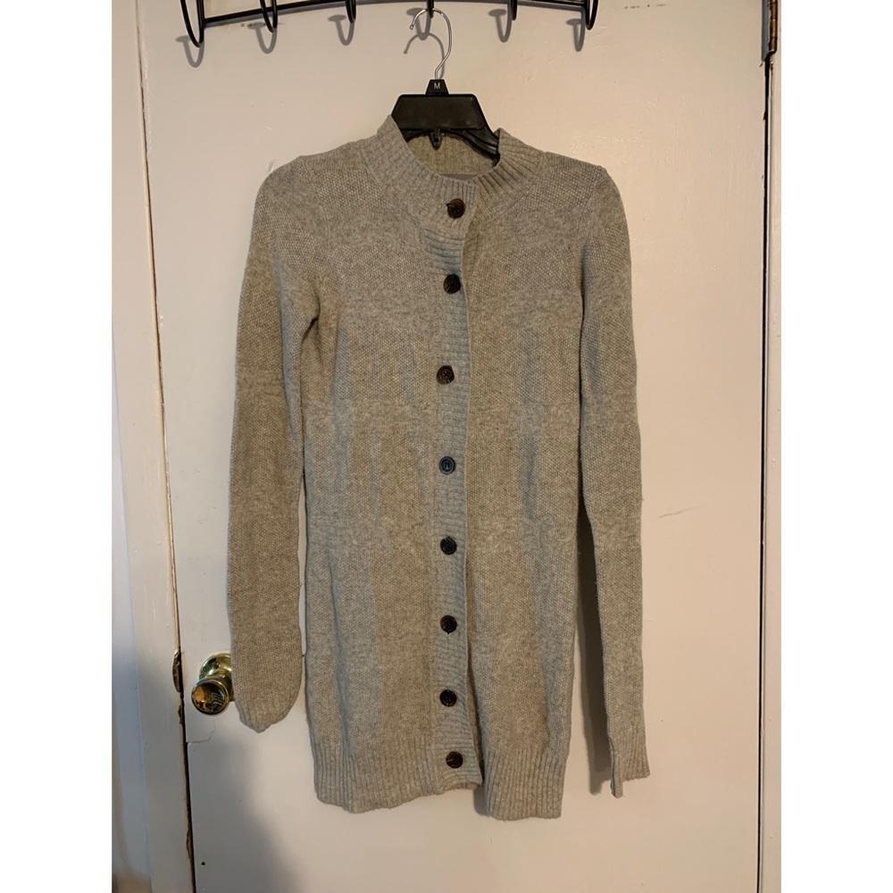 Vera wang Grey Cardigan